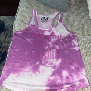 Chin up workout tank size large